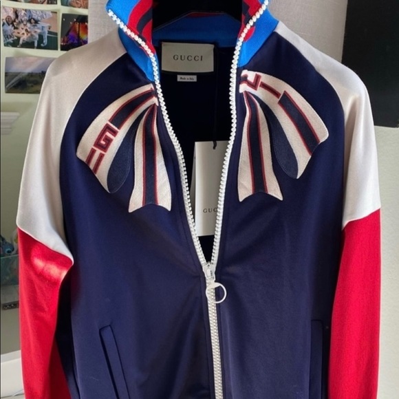 NWT Gucci Guccify Yourself track jacket. Retails over $1295. Size Large $780 - Picture 1 of 7